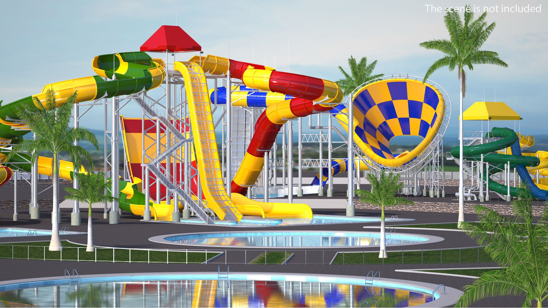 Florida Royal Palm Roystonea Regia 3D model