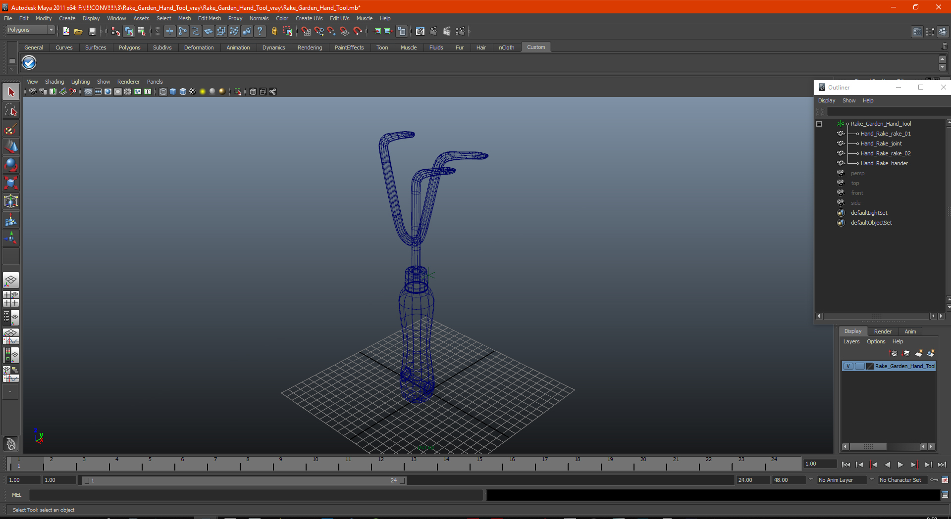 3D Rake Garden Hand Tool