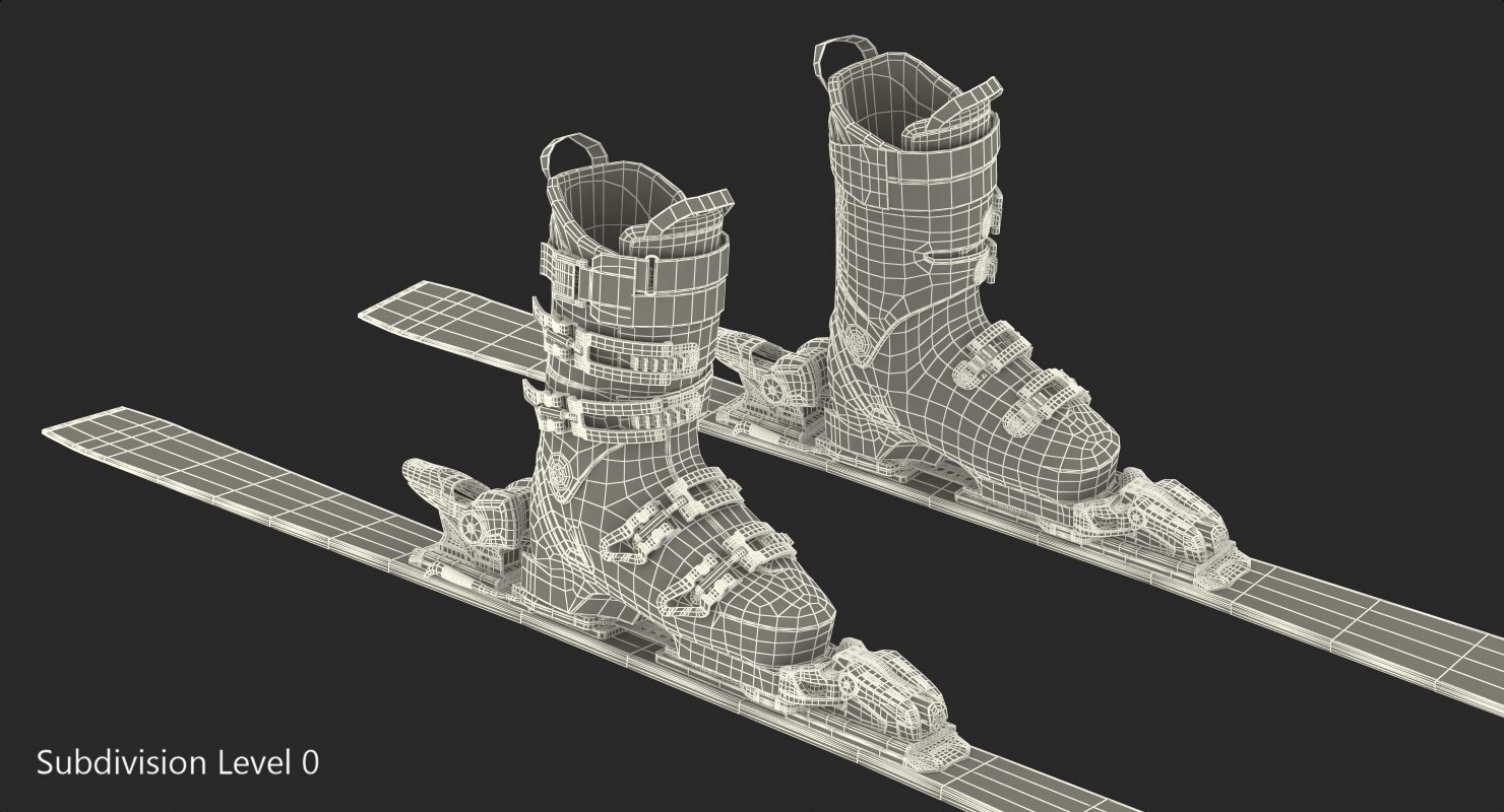 3D Atomic Ski with Boots