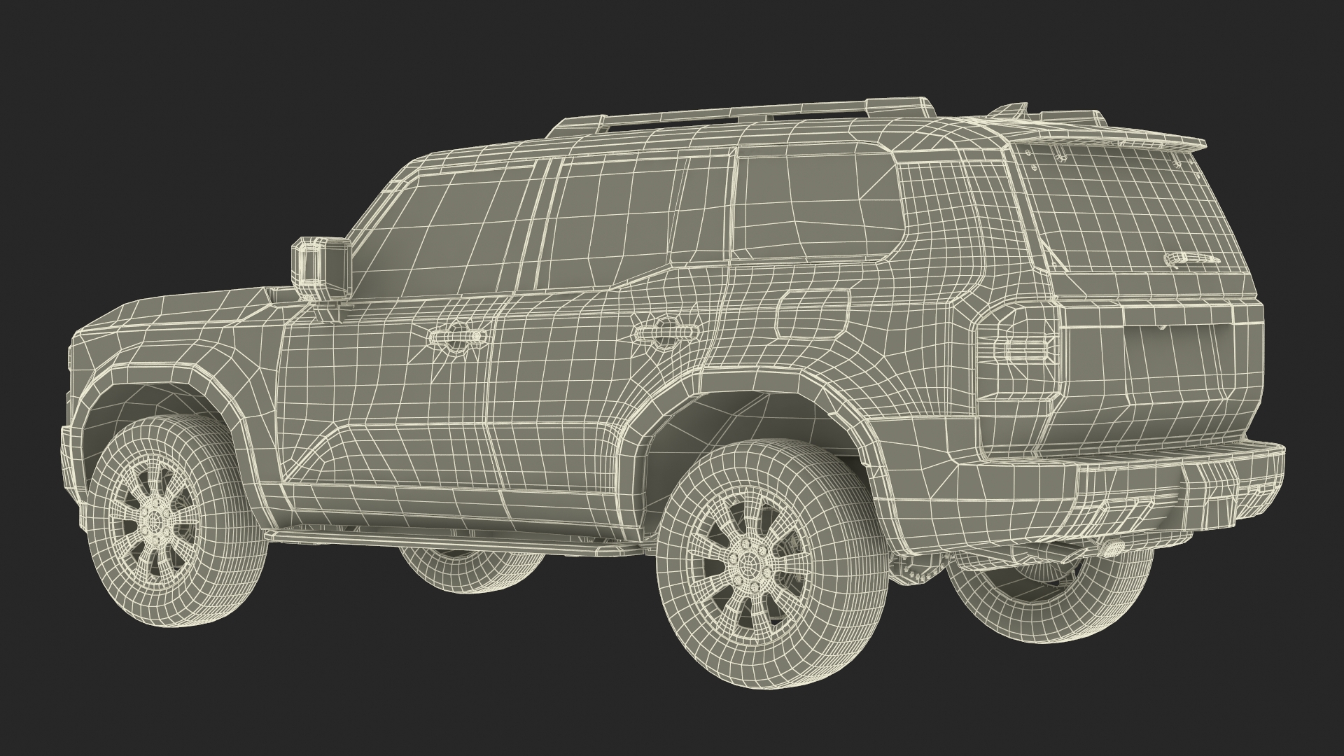 3D Generic Off-Road SUV Vehicle model