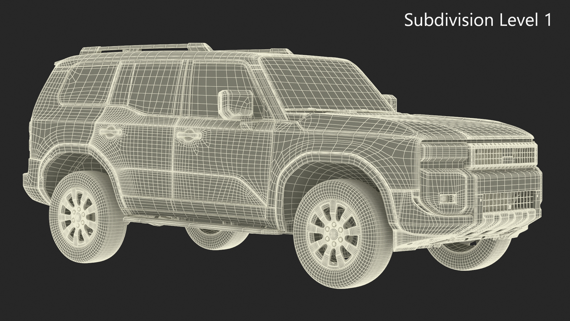 3D Generic Off-Road SUV Vehicle model