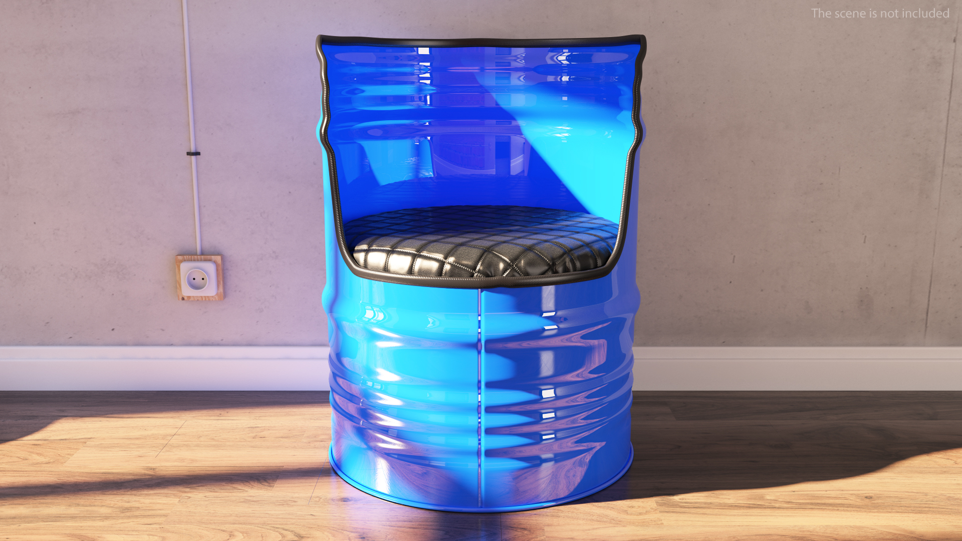 3D model Oil Drum Barrel Upcycled Chair