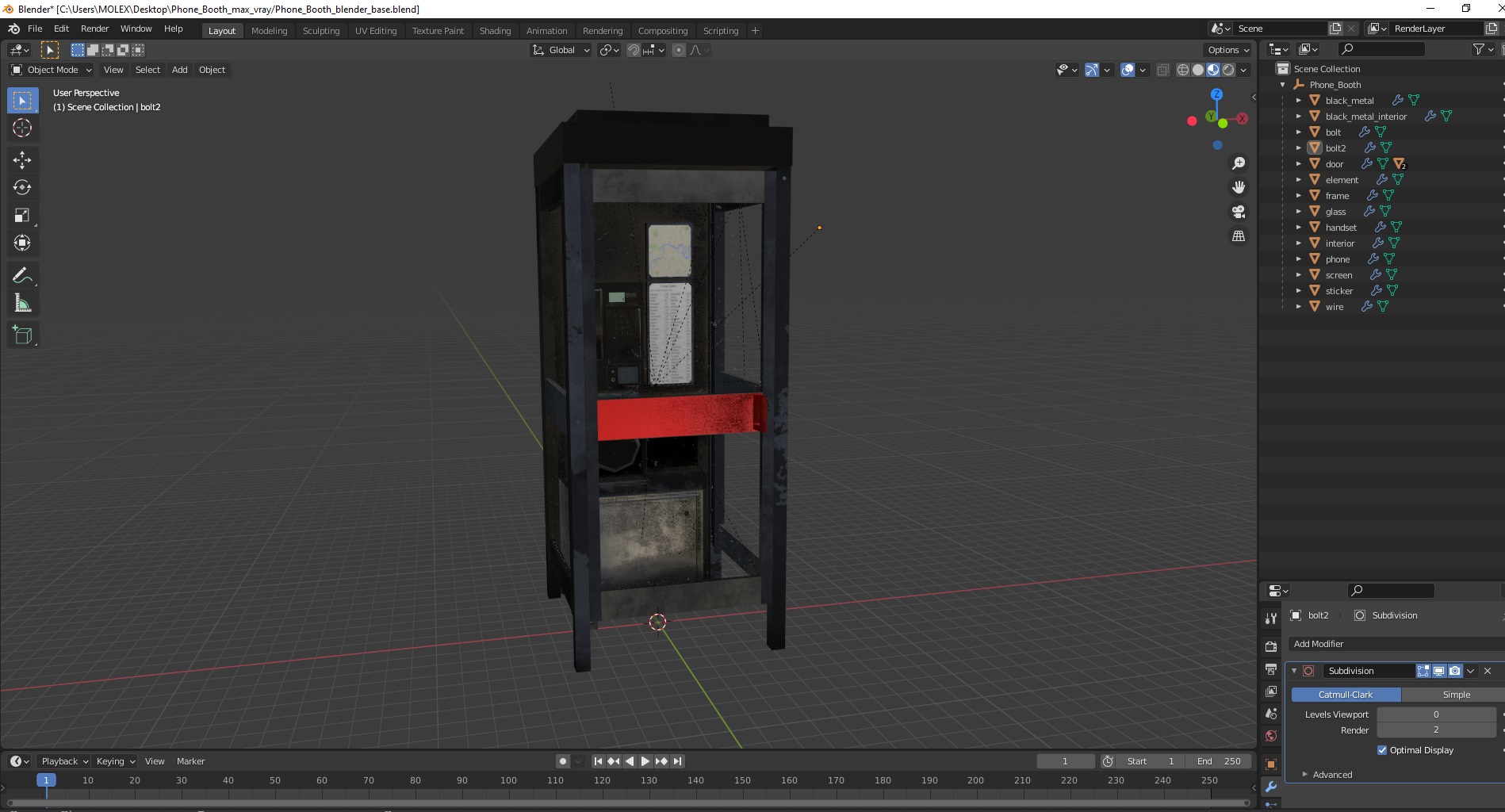 3D Phone Booth