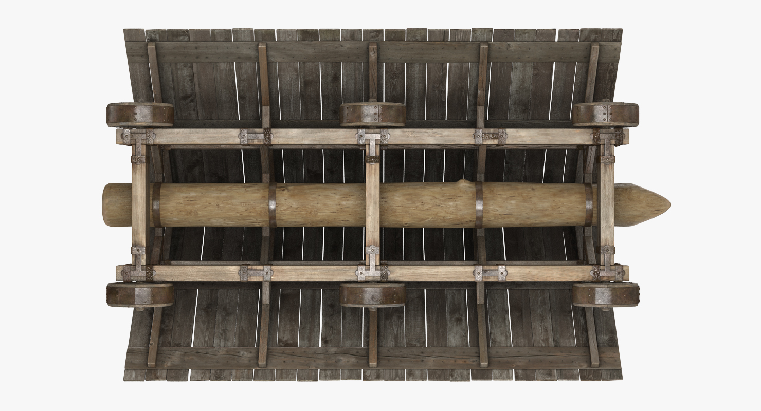 Medieval Battering Ram 3D
