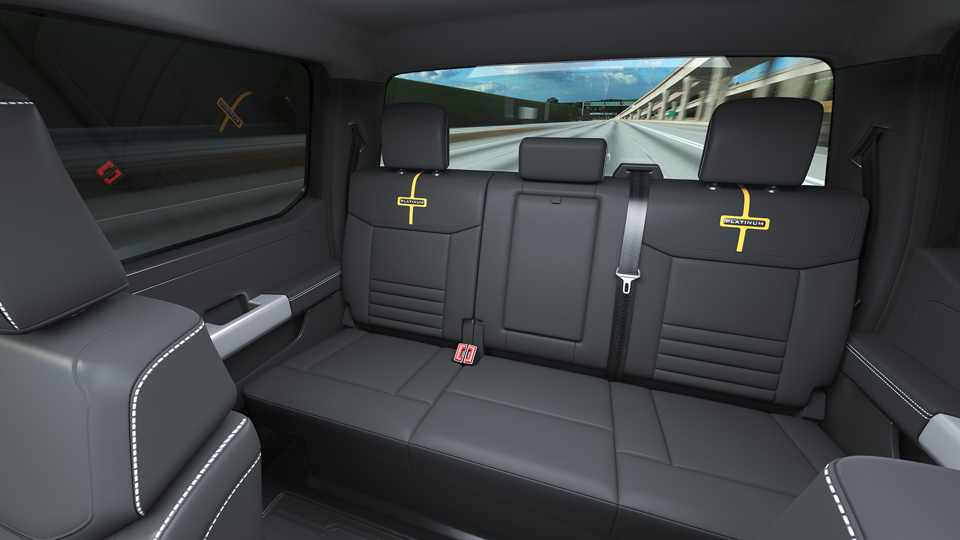 3D Four Doors Ford Super Duty F550 Rigged model