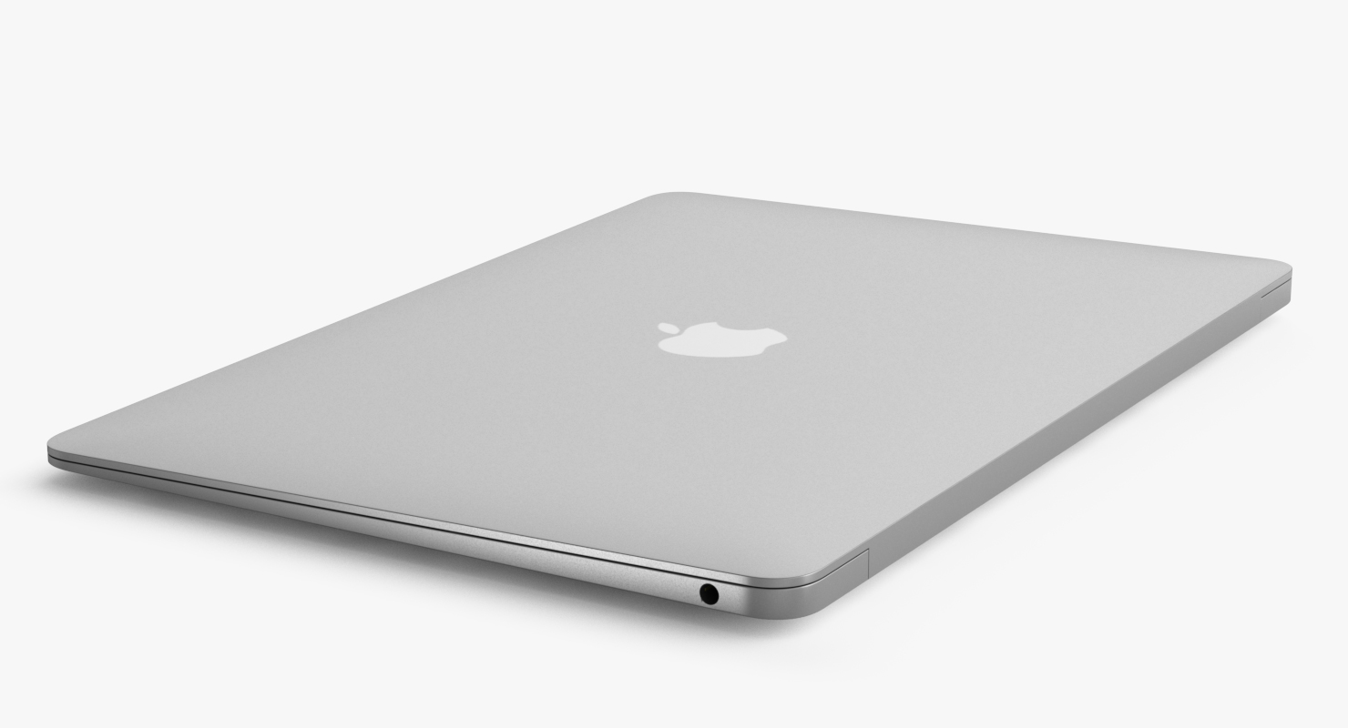 Apple MacBook Air Silver 13-inch 2018 3D