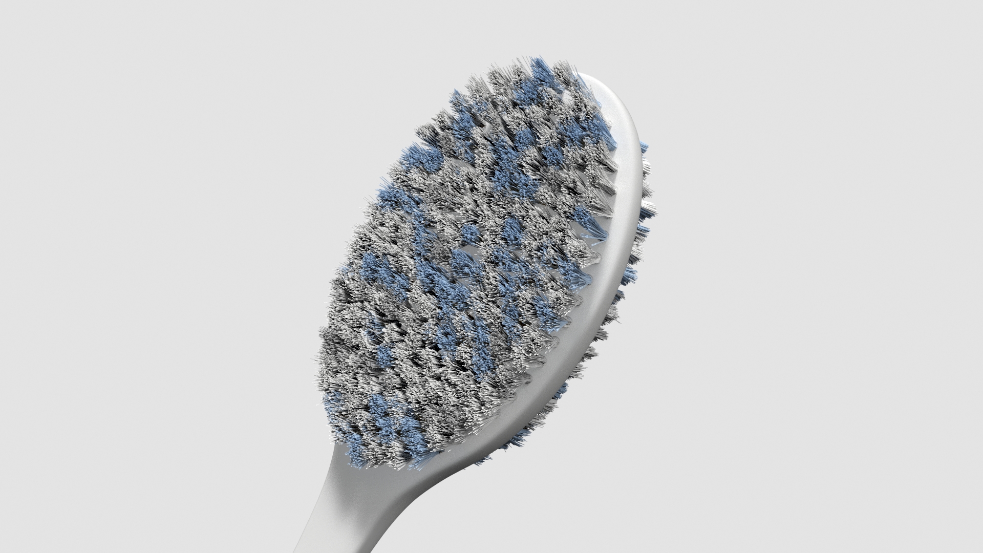 Back Scrubber Blue Fur 3D