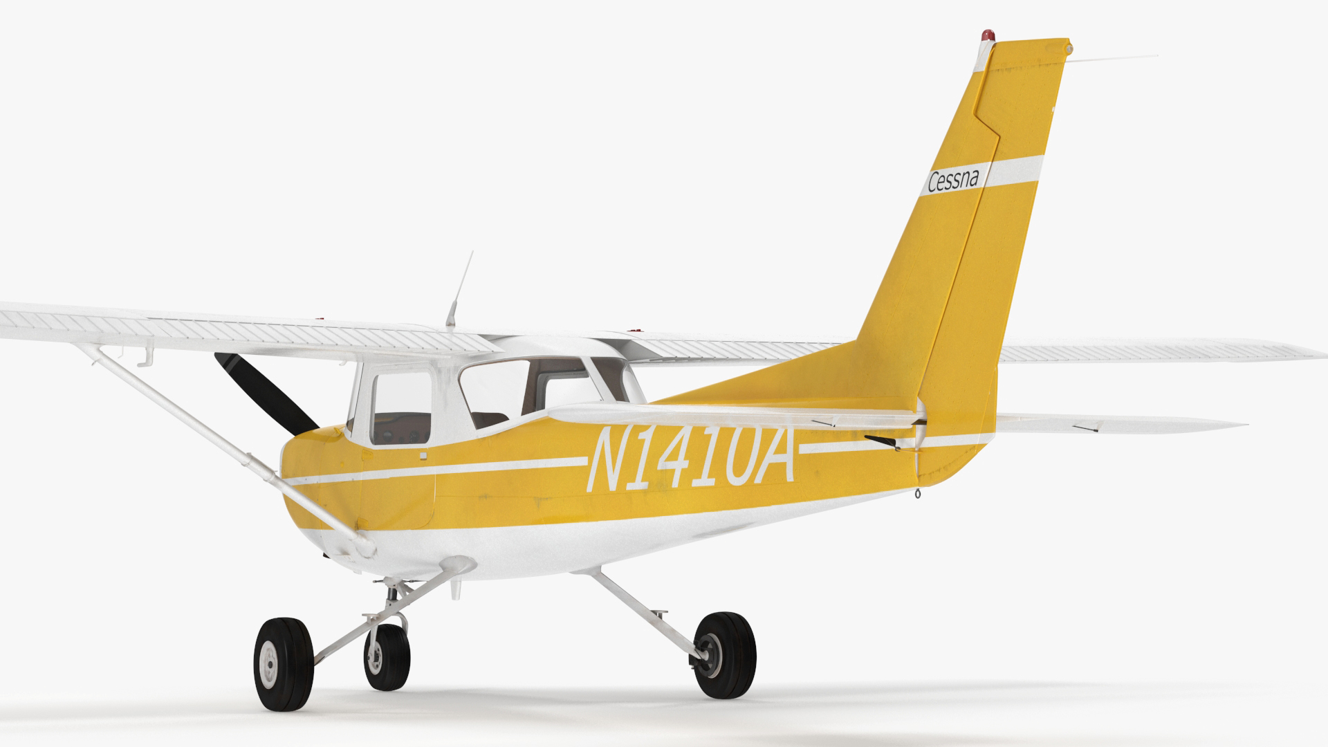 3D model Flight Training Airplane Cessna 150