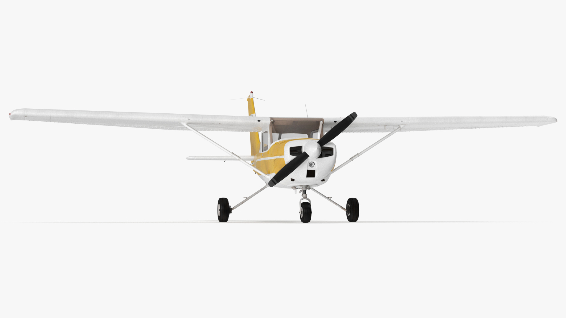 3D model Flight Training Airplane Cessna 150
