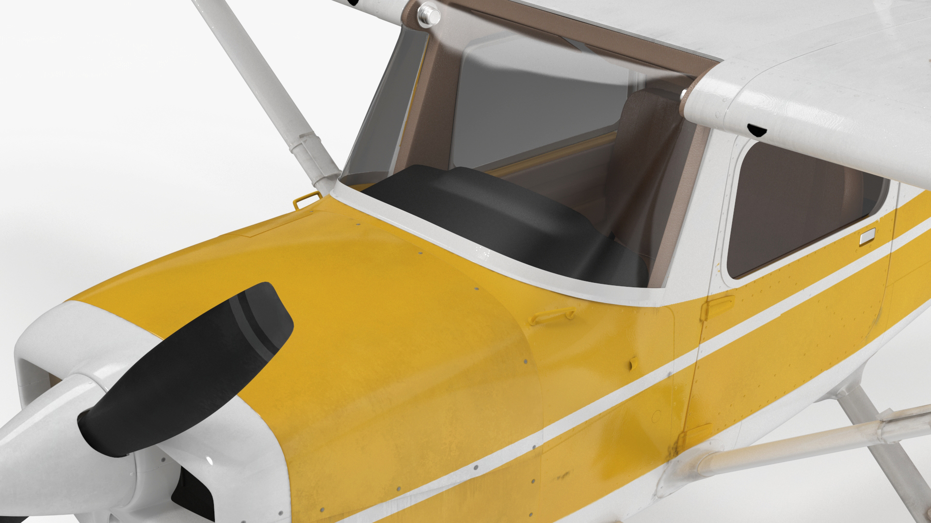 3D model Flight Training Airplane Cessna 150