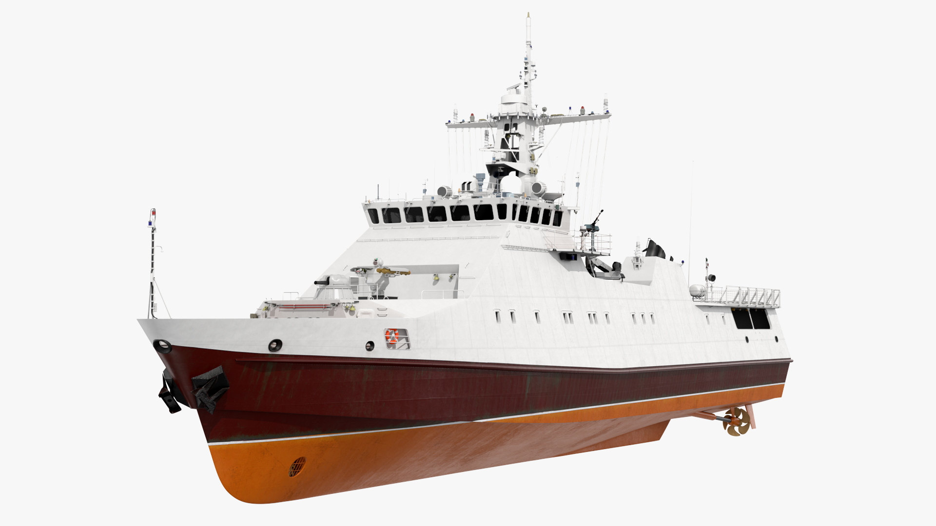 3D Coast Guard Ship
