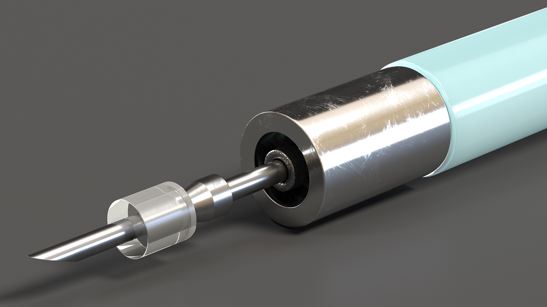 Nylon Reusable Dart Syringe 3D