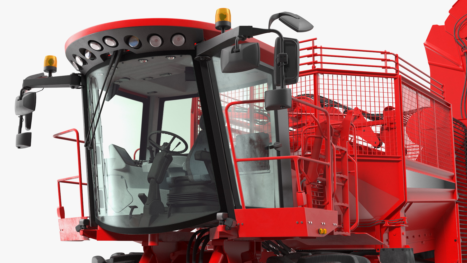 Beet Harvester HOLMER Terra Dos T4-30 Rigged 3D model