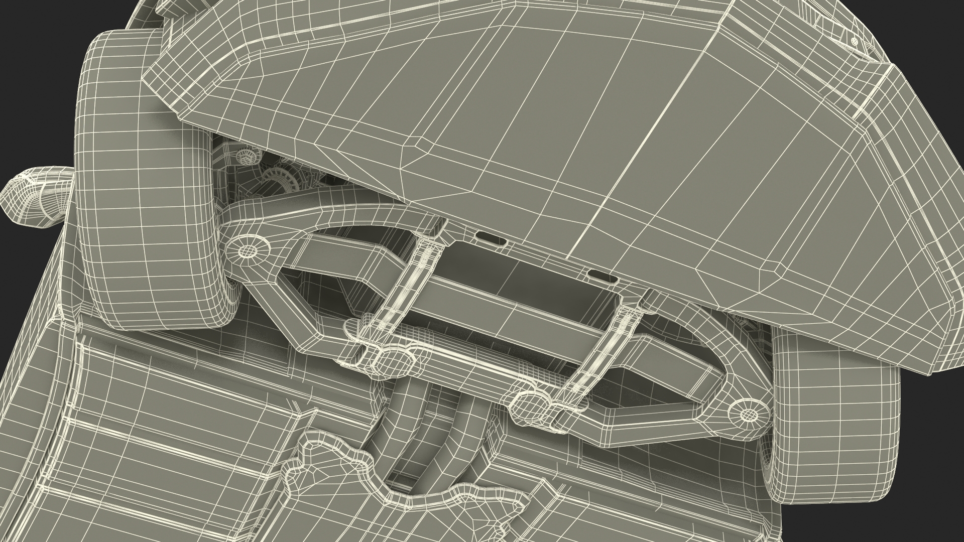 2023 Chevy Corvette Z0 Coupe Orange Rigged 3D