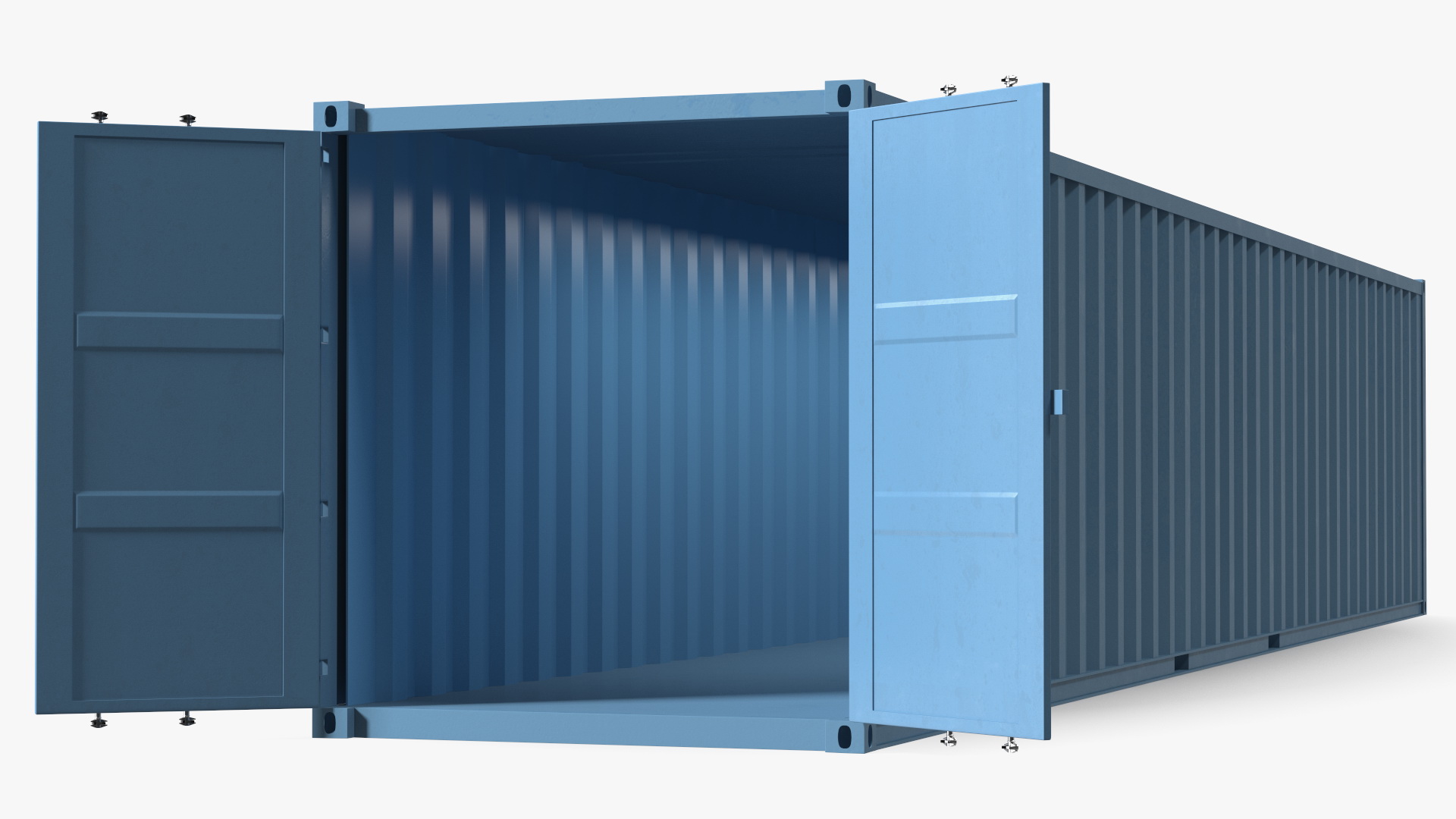 High Cube Cargo Worthy Shipping Container 48 Ft 3D