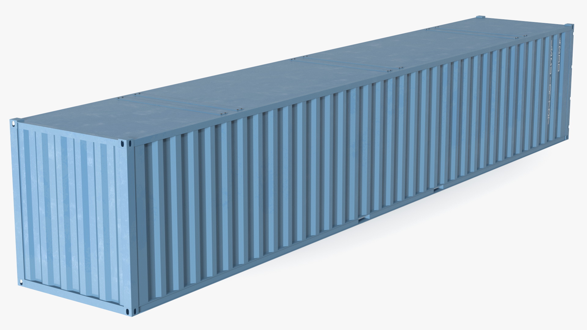 High Cube Cargo Worthy Shipping Container 48 Ft 3D
