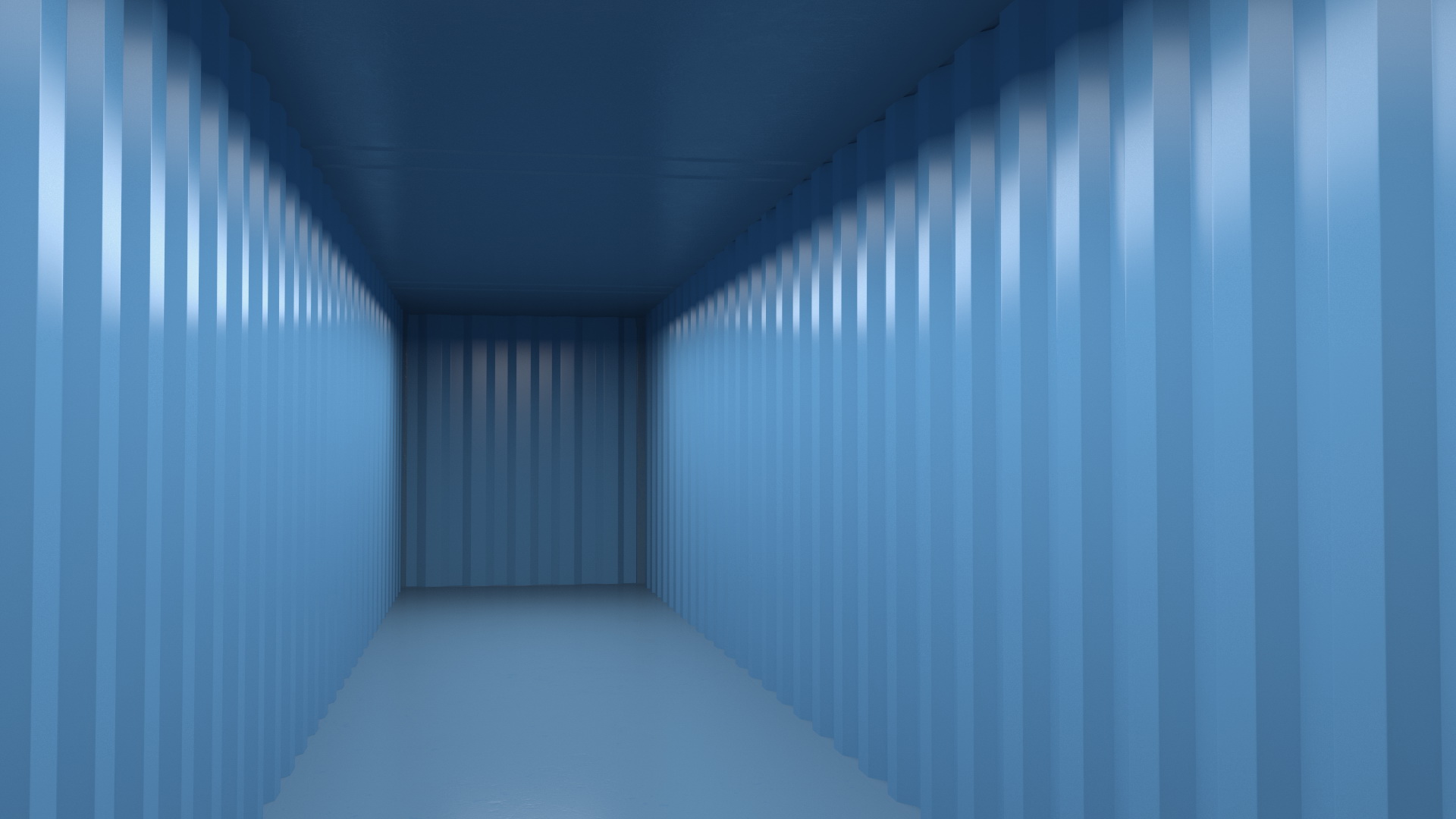 High Cube Cargo Worthy Shipping Container 48 Ft 3D