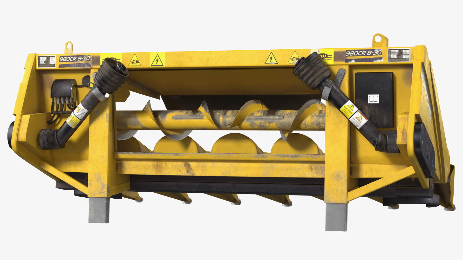 3D New Holland Agriculture 980CR Corn Header 6 Rows model