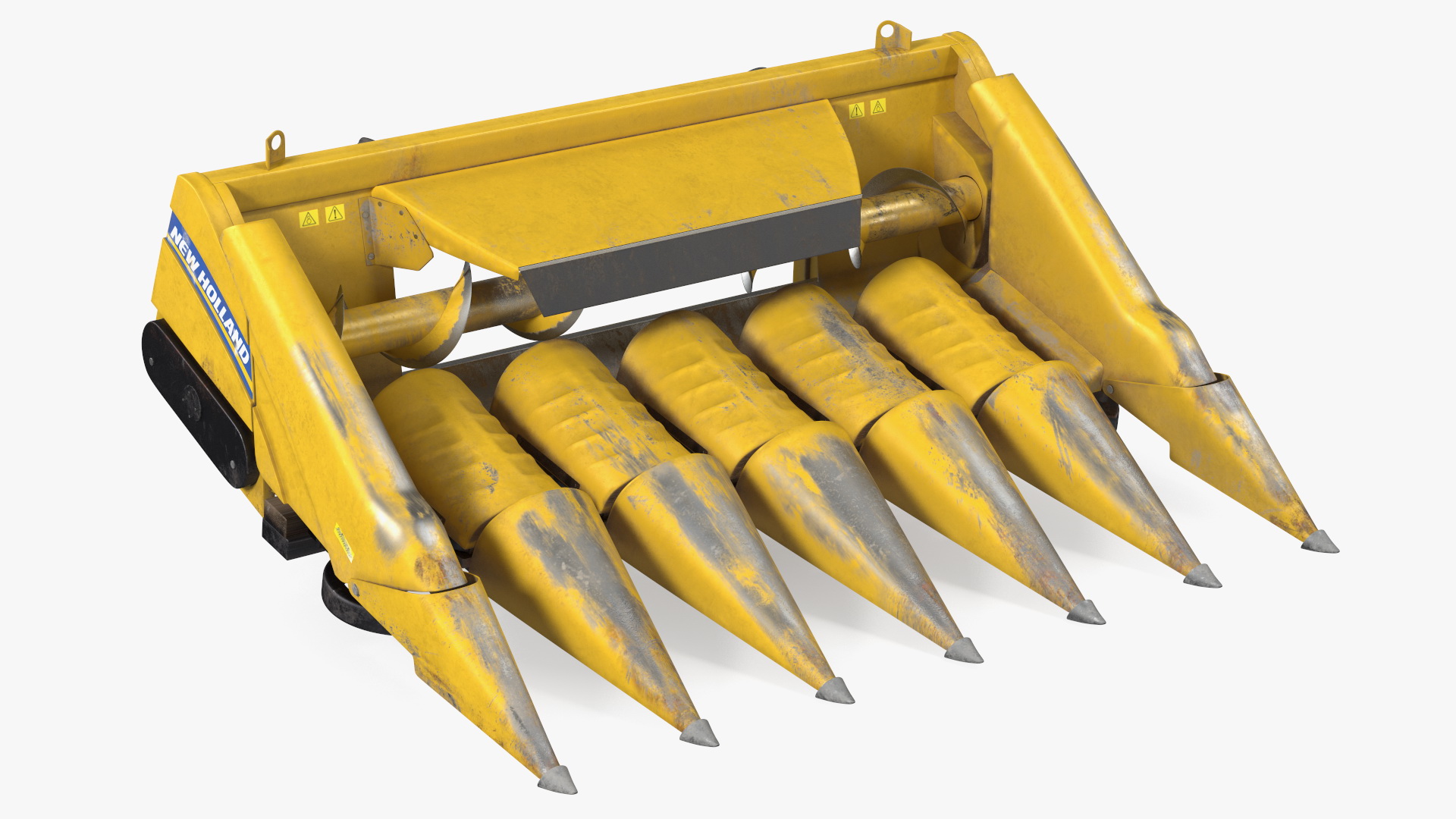 3D New Holland Agriculture 980CR Corn Header 6 Rows model