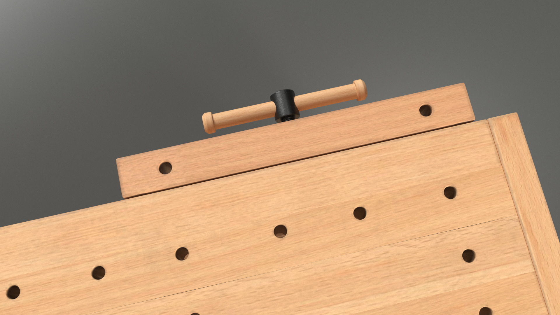 3D model Aspen Workbench with Drawers and Cabinet