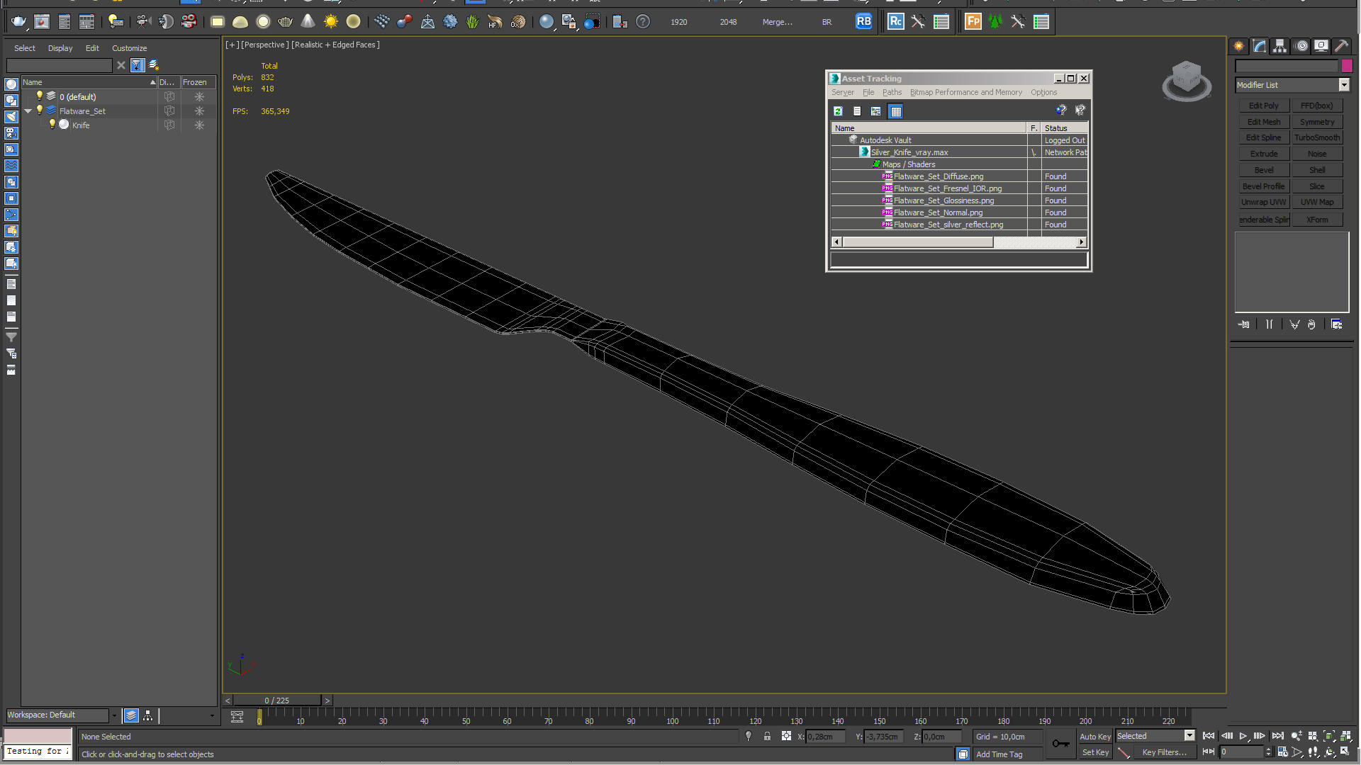 Silver Knife 3D