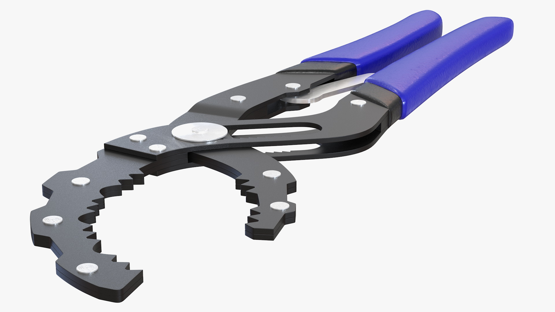 Oil Filter Pliers Rigged 3D model