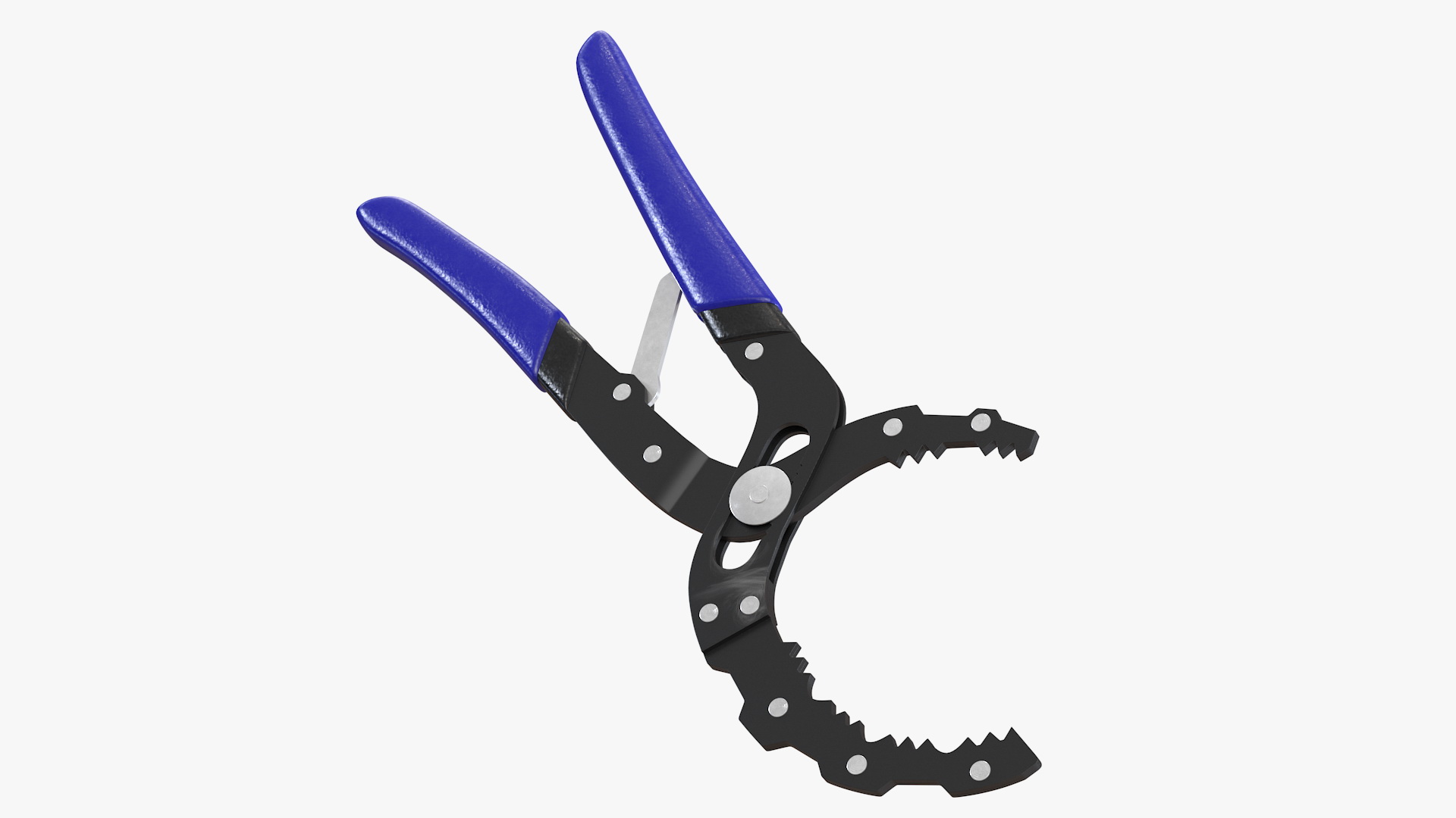 Oil Filter Pliers Rigged 3D model