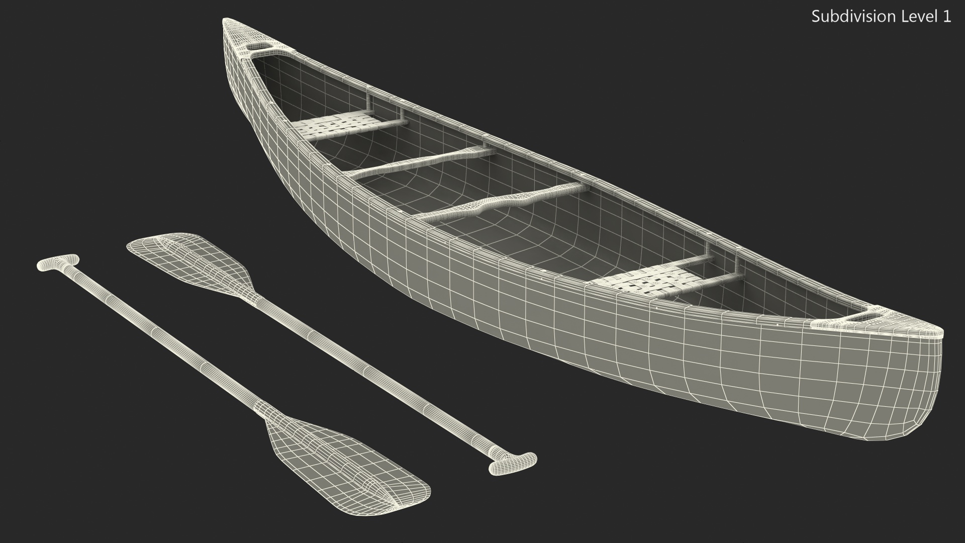 Old Town Discovery 169 Tripping Canoe 3D