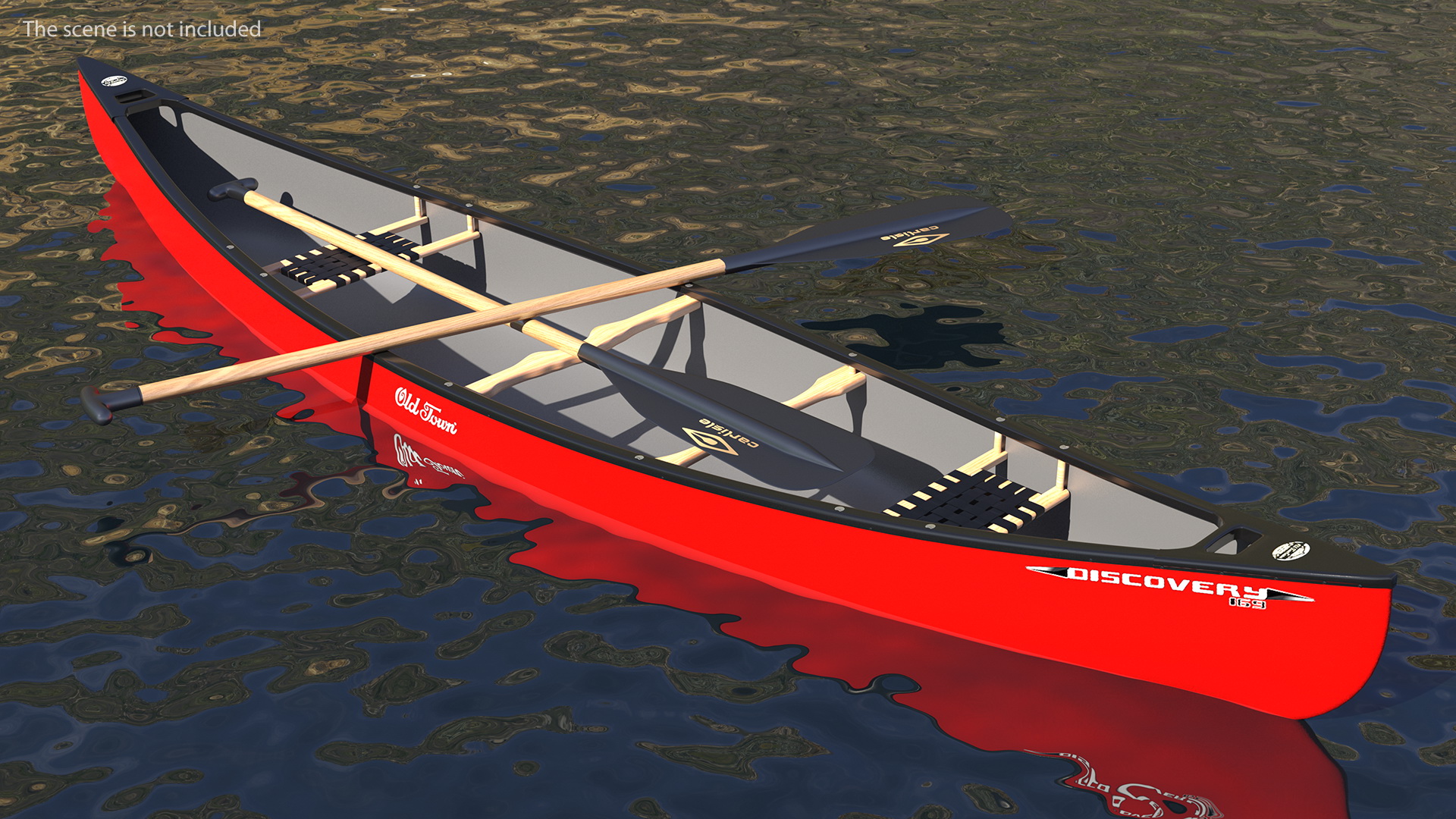 Old Town Discovery 169 Tripping Canoe 3D