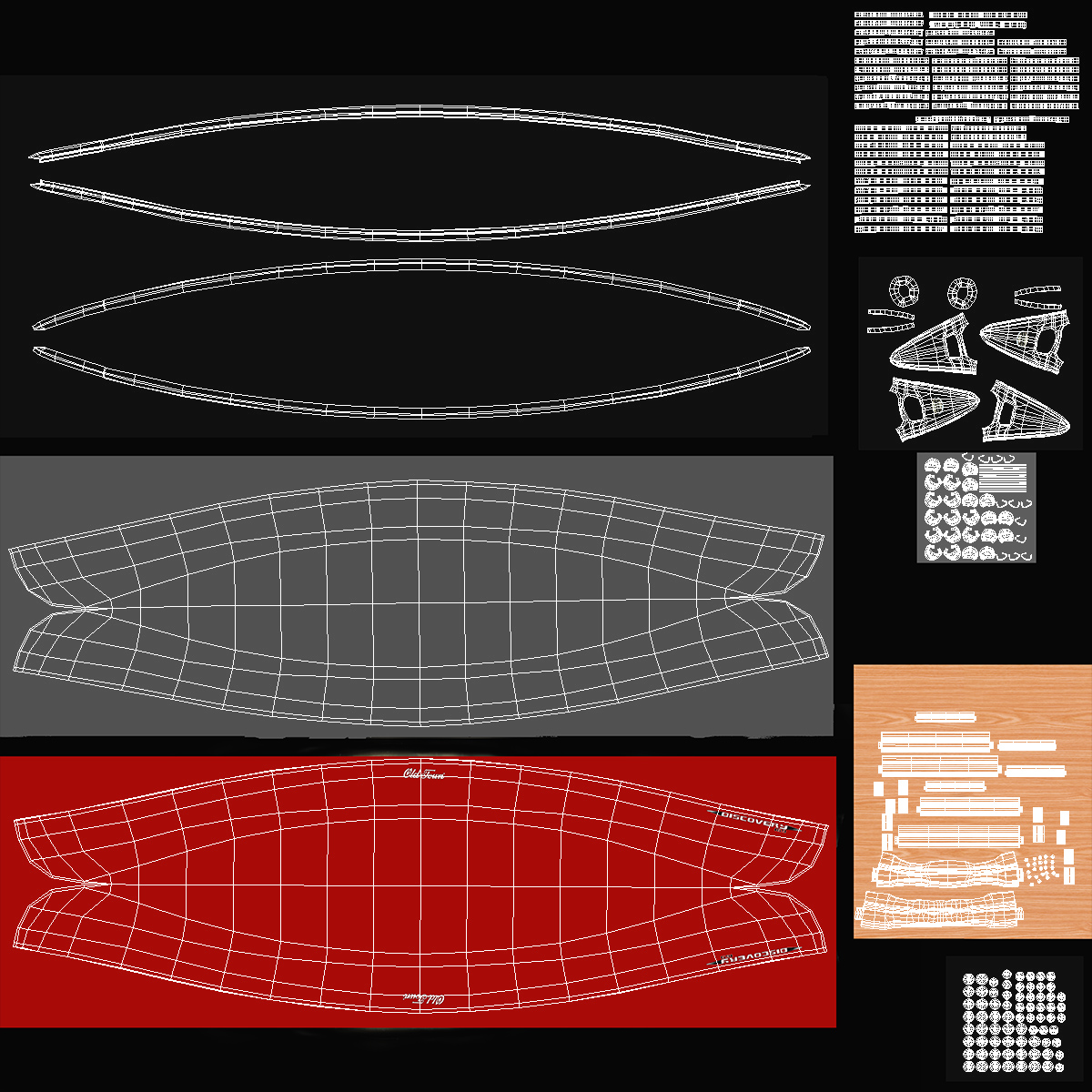 Old Town Discovery 169 Tripping Canoe 3D
