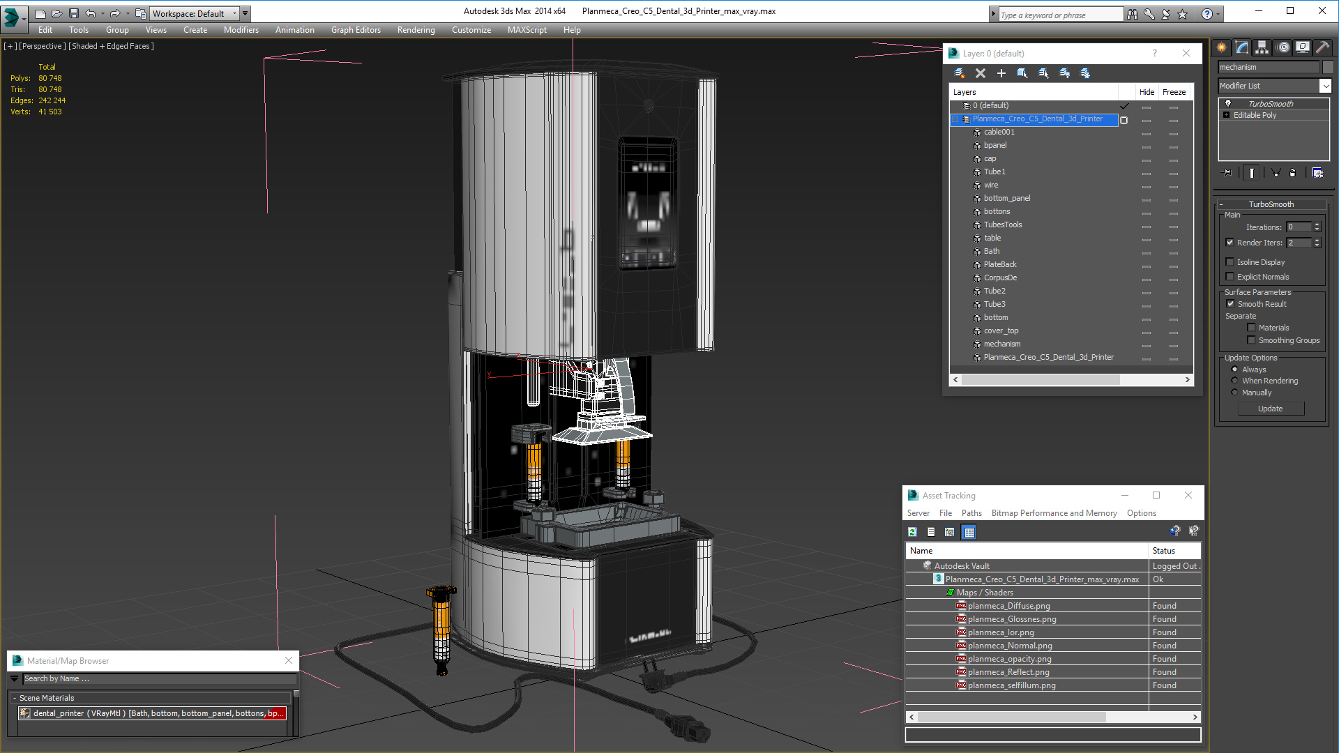 Planmeca Creo C5 Dental 3d Printer 3D model