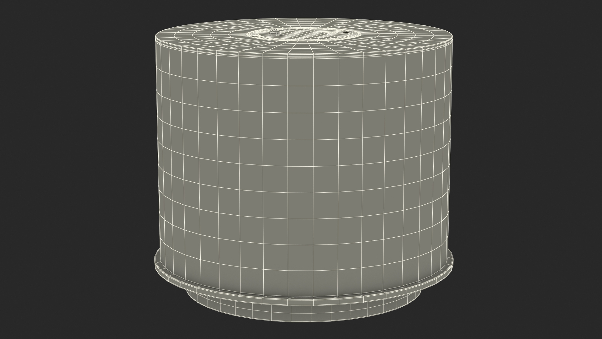 Chrome Cylinder Aquarium 3D model
