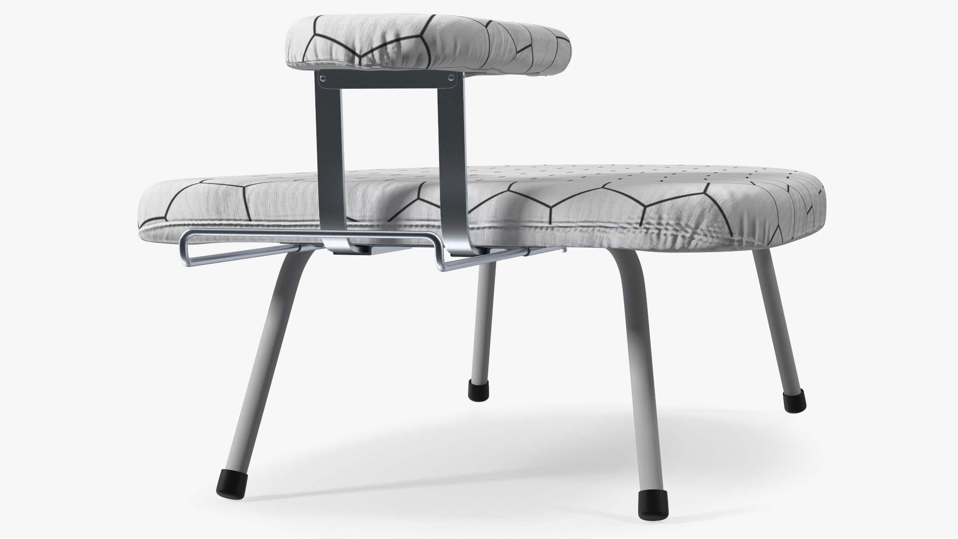 Small Tabletop Ironing Board White 3D model