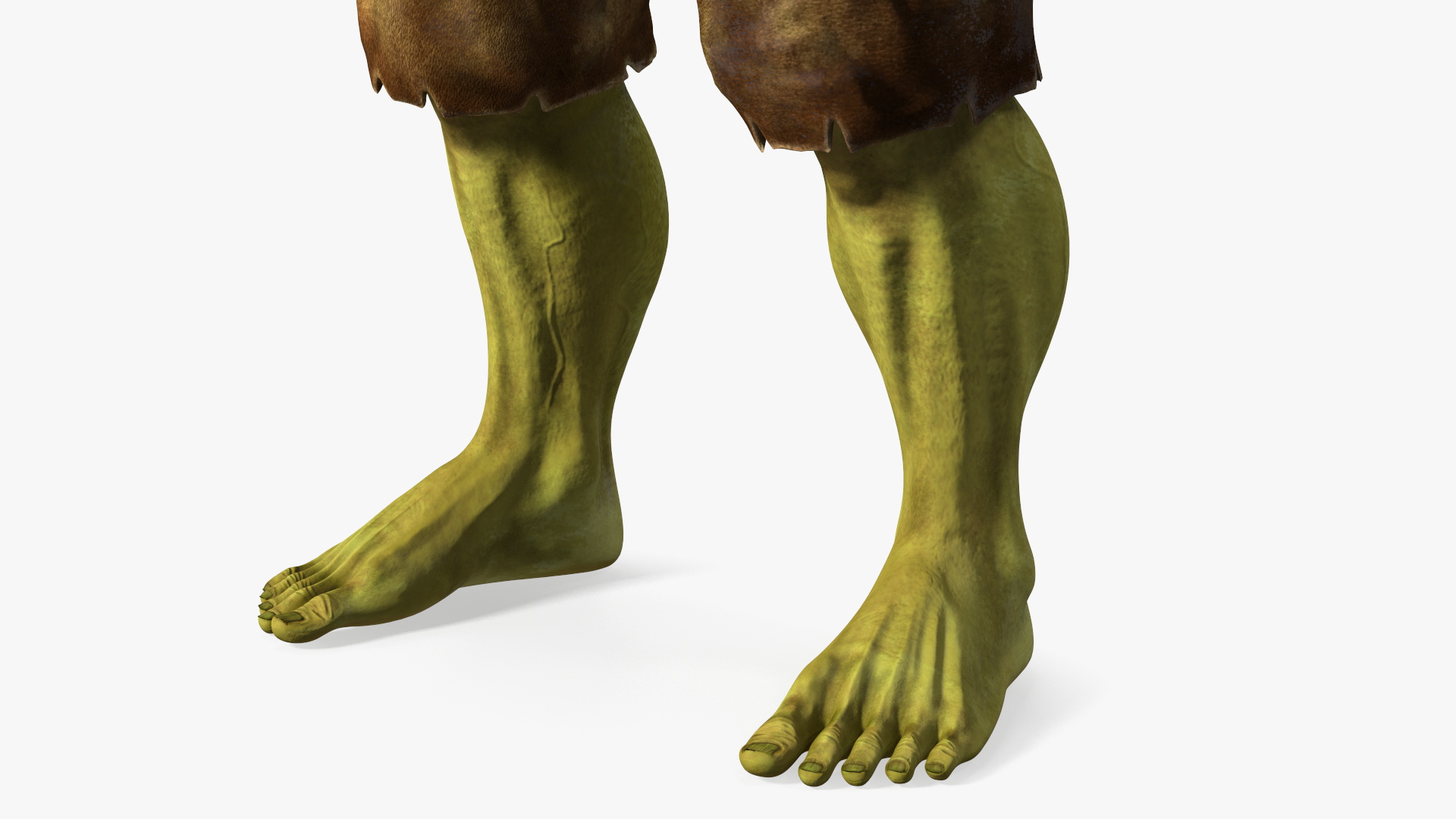 Green Orc Warrior 3D