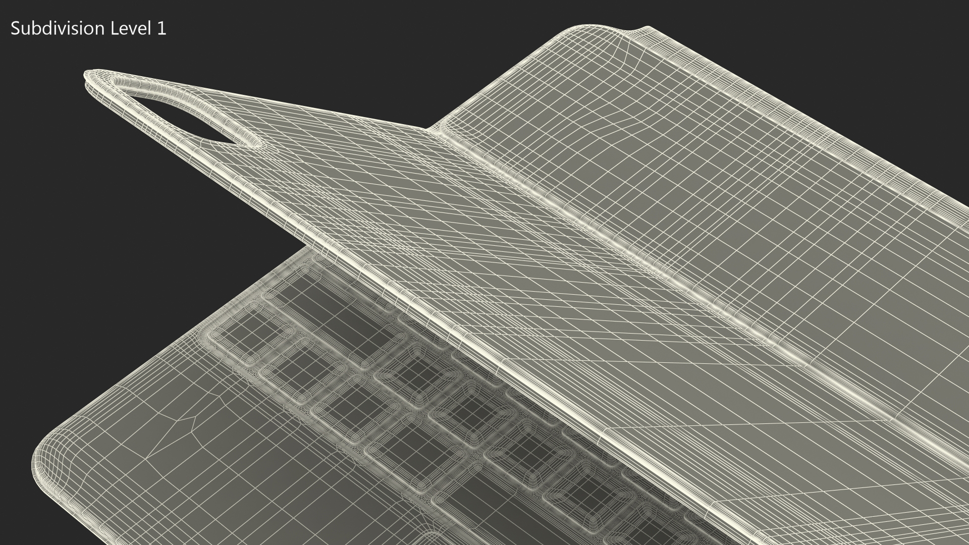 3D model Magic Keyboard for 12 9 inch Rigged