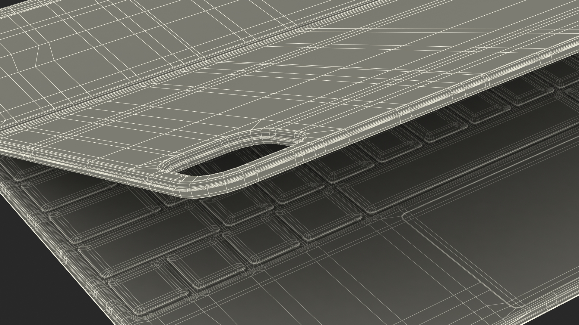 3D model Magic Keyboard for 12 9 inch Rigged