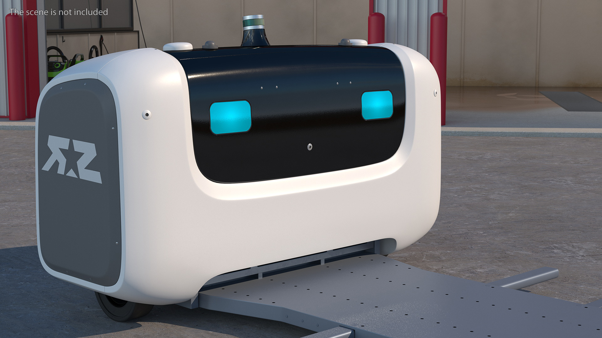 3D model Parking Robot Stan Rigged