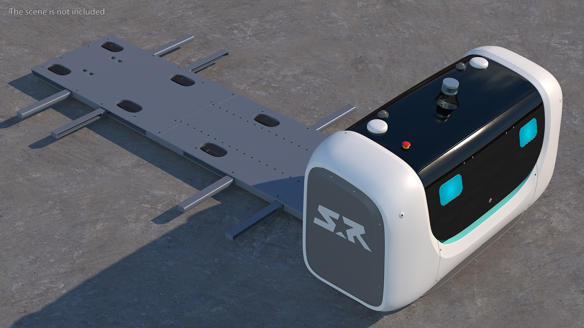 3D model Parking Robot Stan Rigged