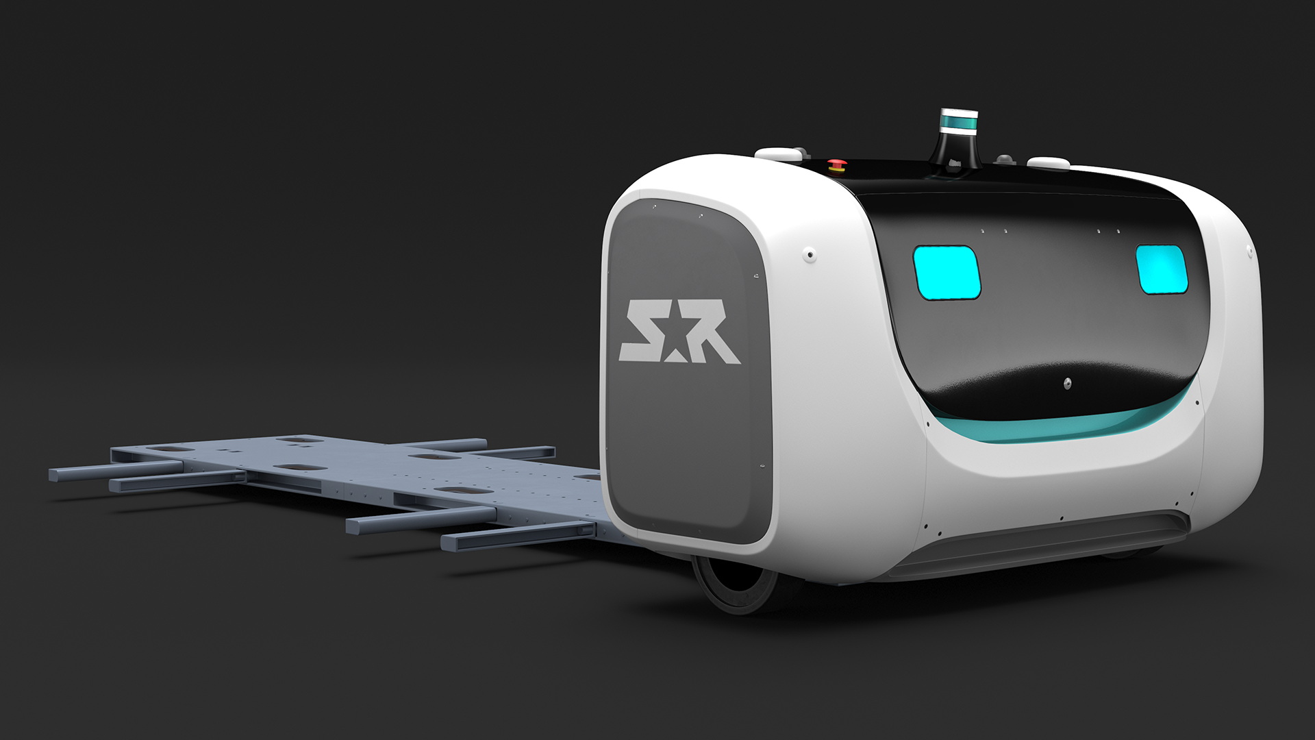 3D model Parking Robot Stan Rigged