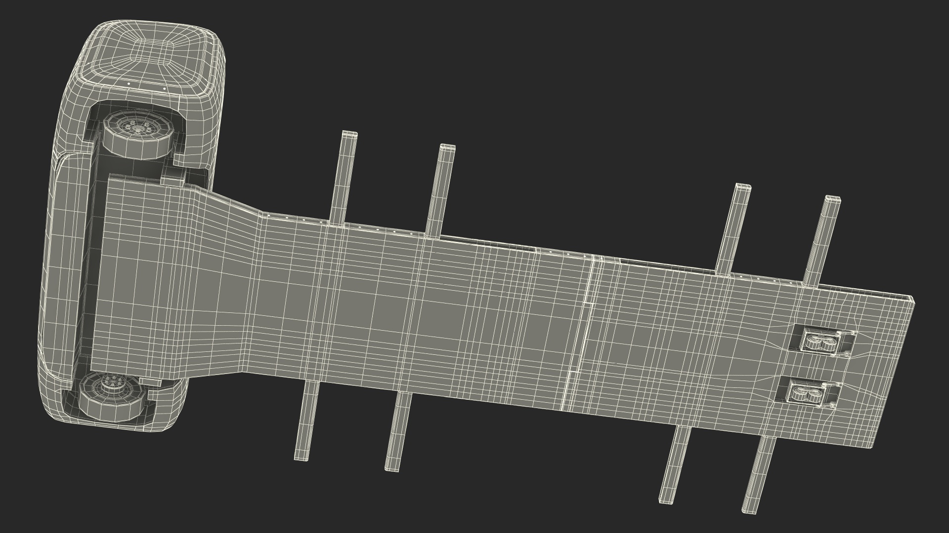 3D model Parking Robot Stan Rigged