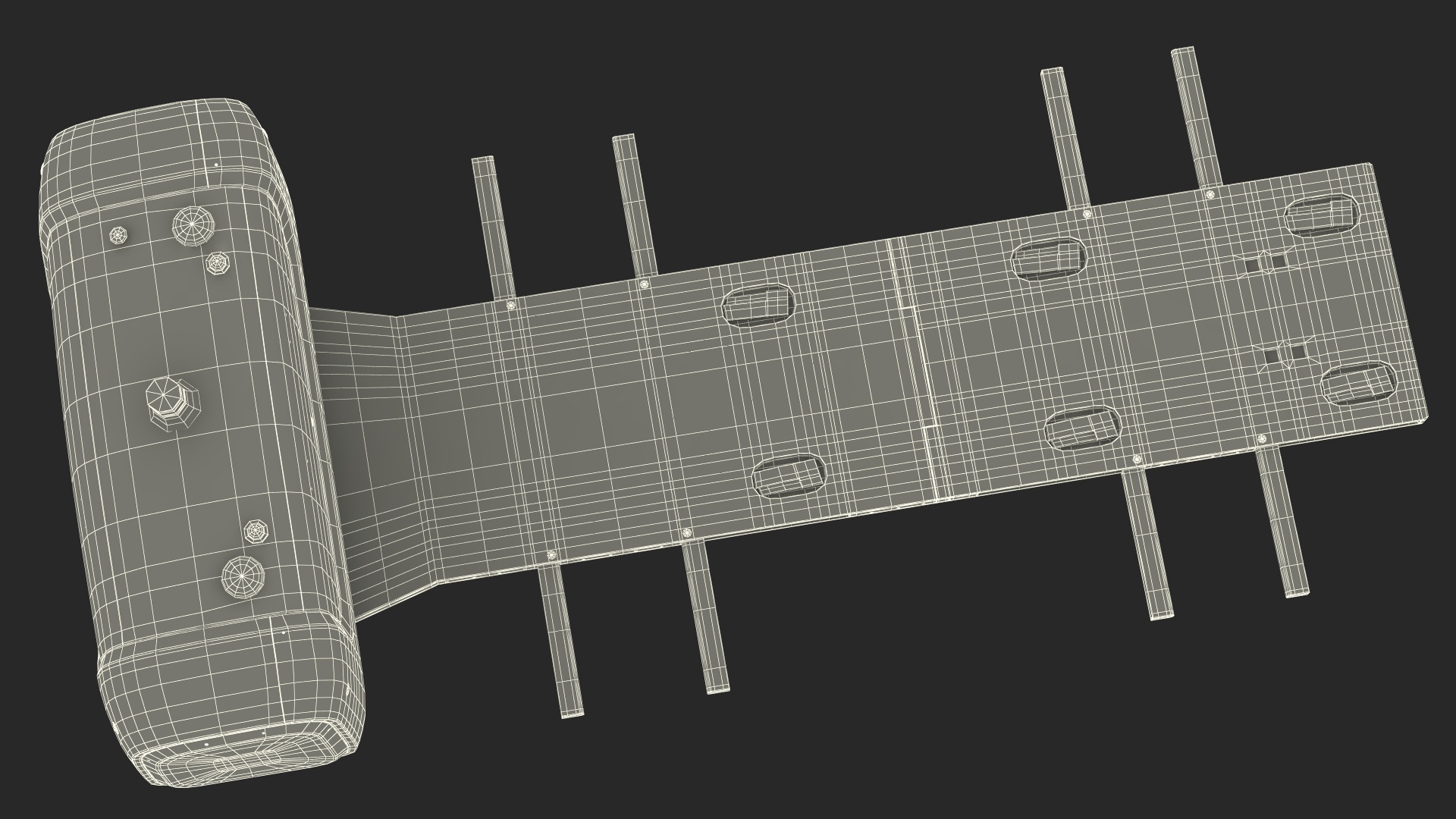 3D model Parking Robot Stan Rigged