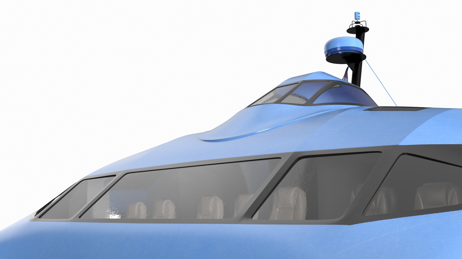 3D Catamaran Ferry Generic model