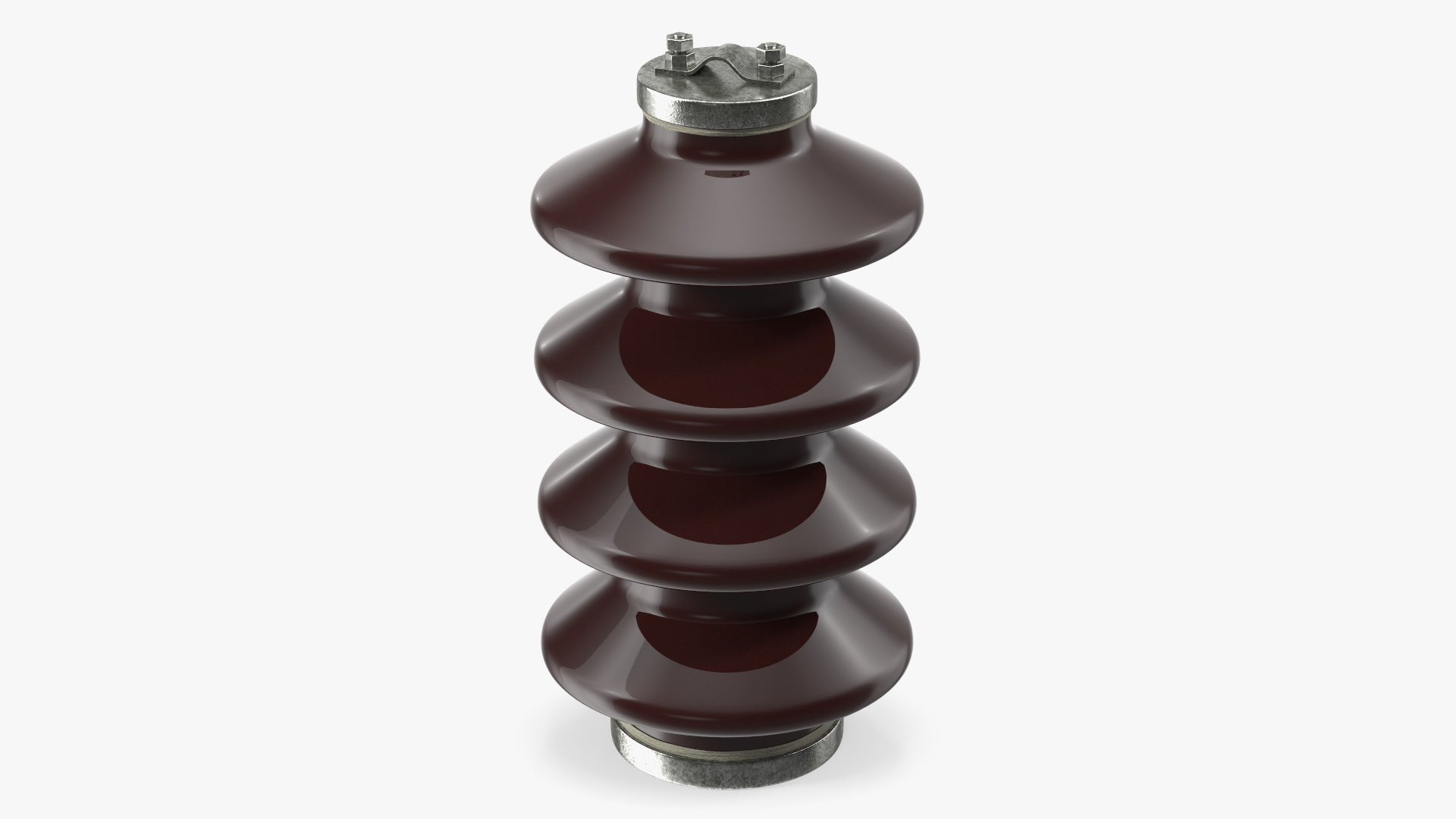 High Voltage Porcelain Insulator 3D