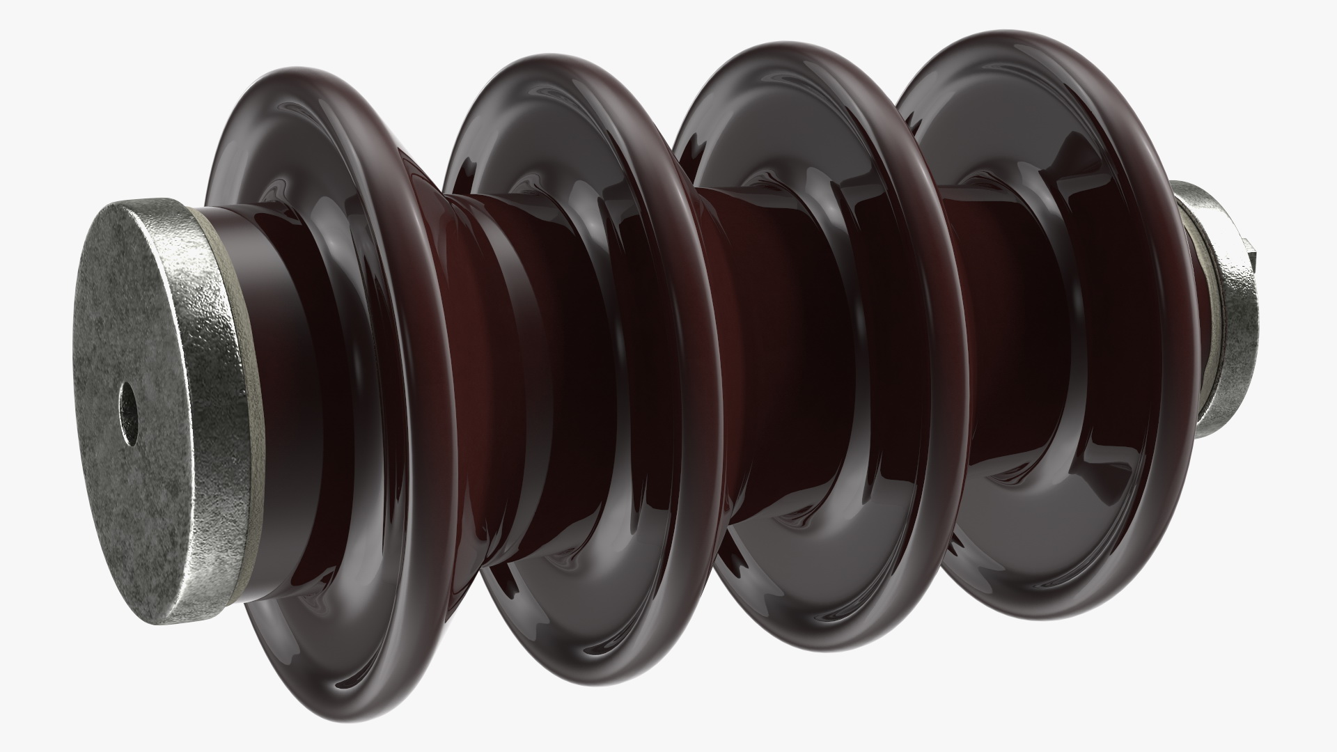 High Voltage Porcelain Insulator 3D