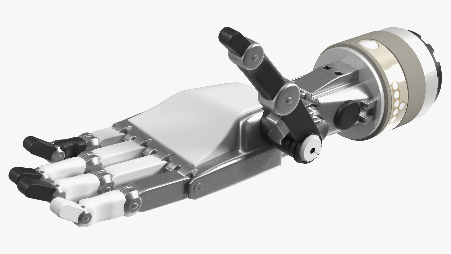 3D model Mechanical Arm Rigged for Maya