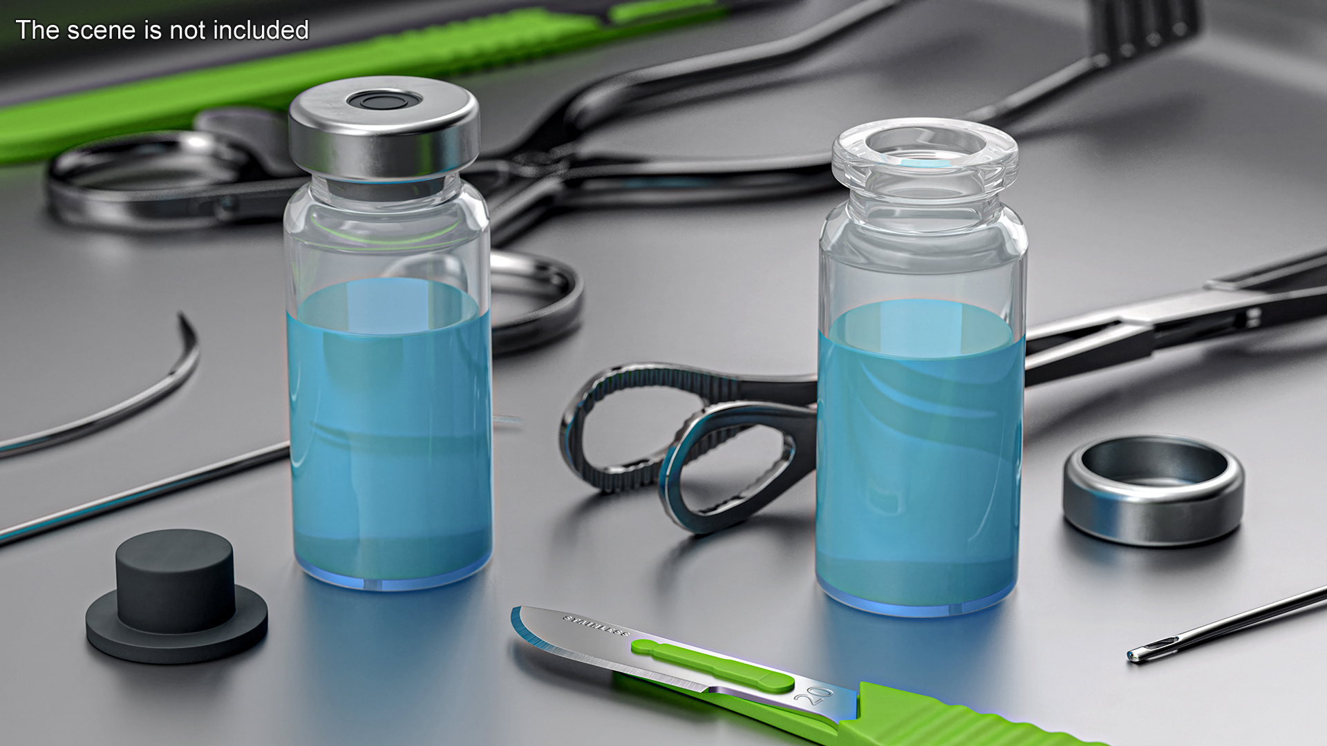 3D model Serum Vial 30ml