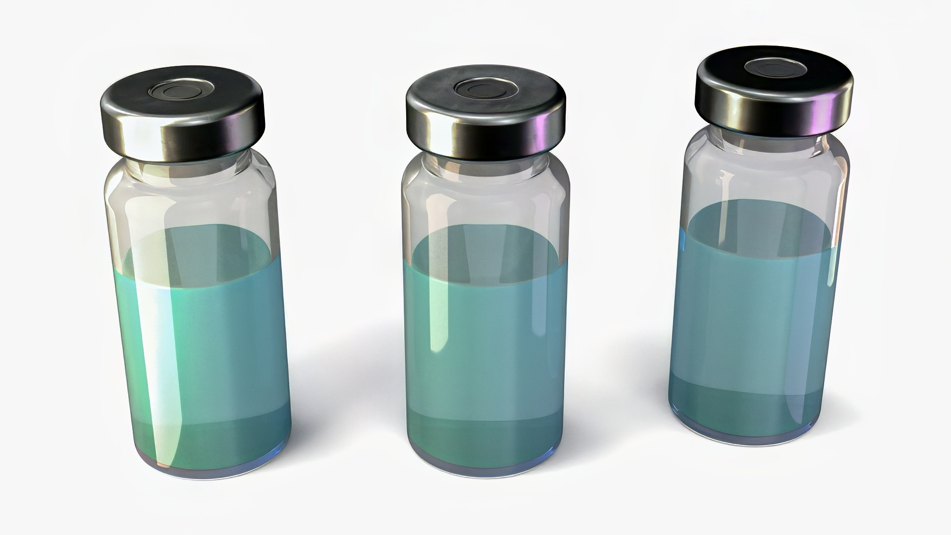 3D model Serum Vial 30ml