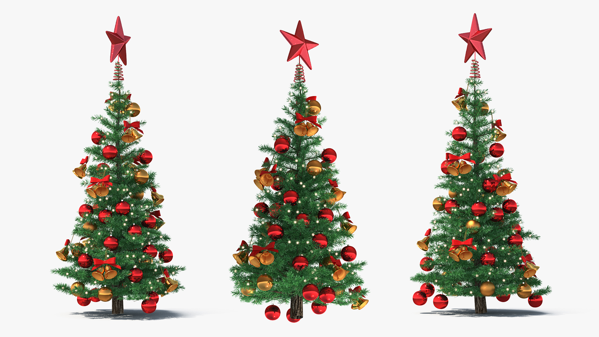 3D Small Holiday Christmas Tree model