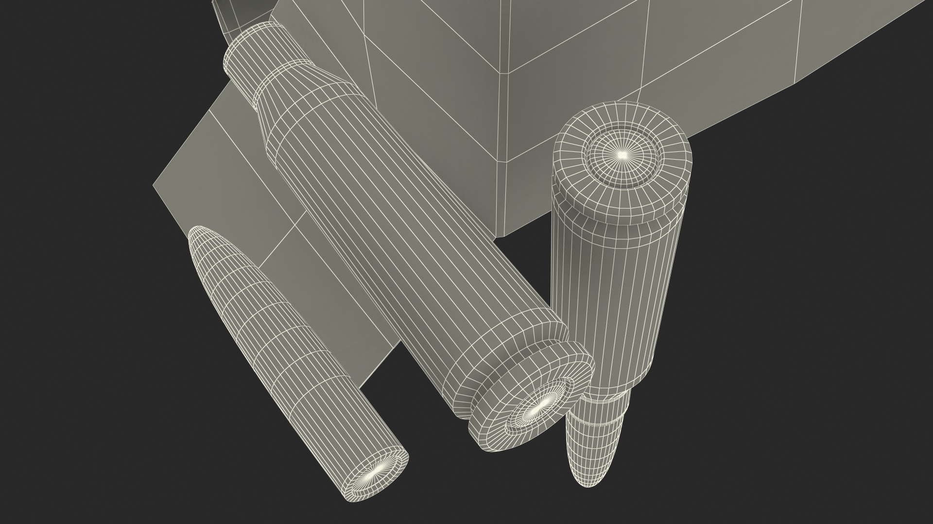 Box of 5_45x39mm Intermediate Cartridge 3D model