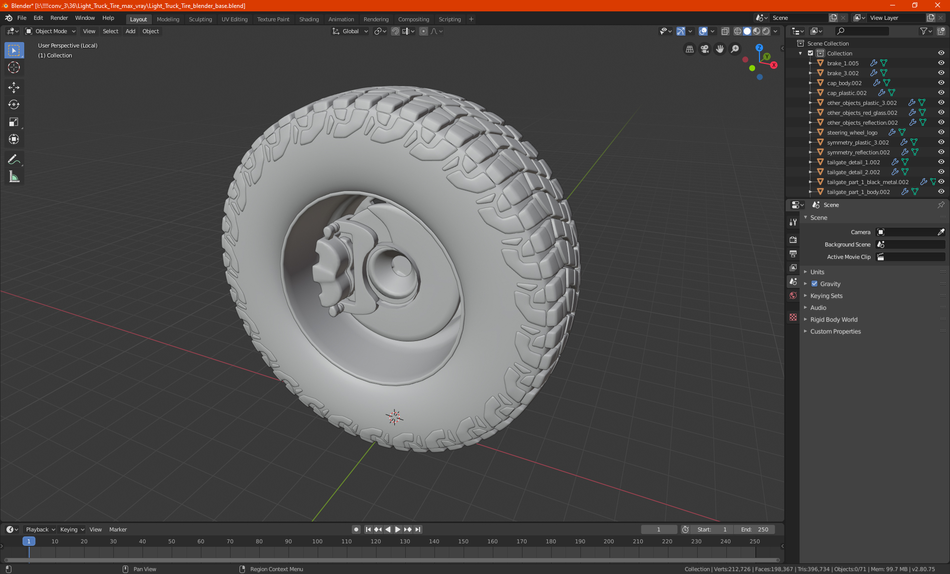 3D Light Truck Tire